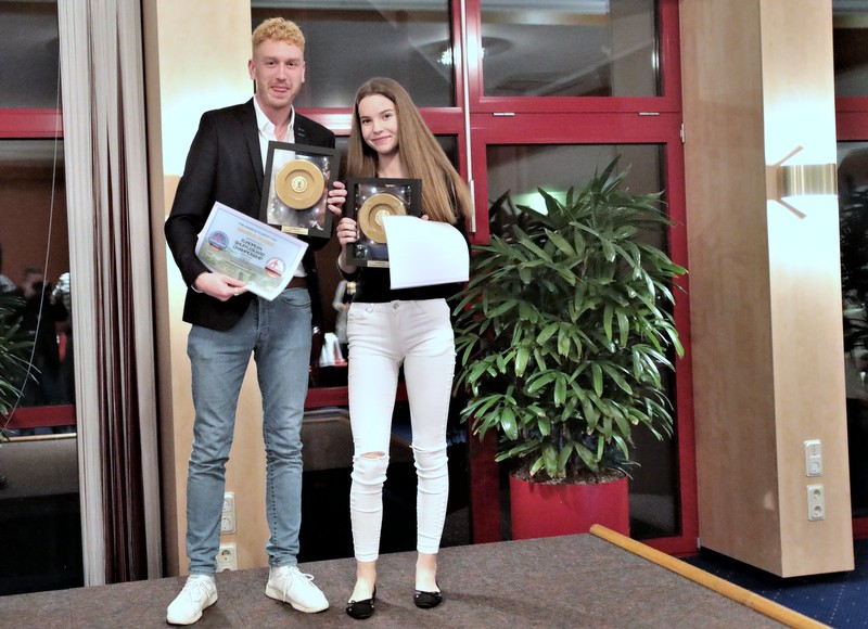 Europameister im Shuffleboard: Marius Runge & Fabienne Fluck