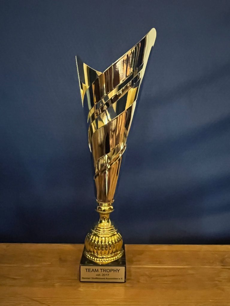 Der Team-Trophy Pokal